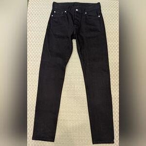 Buck Mason Maverick Slim 13 oz. Black Denim Jeans 30 x 34
